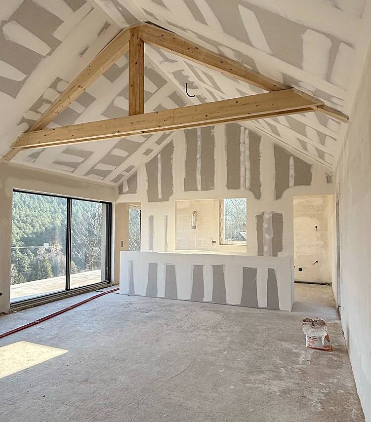 création de cloison ouverte à Obernai 