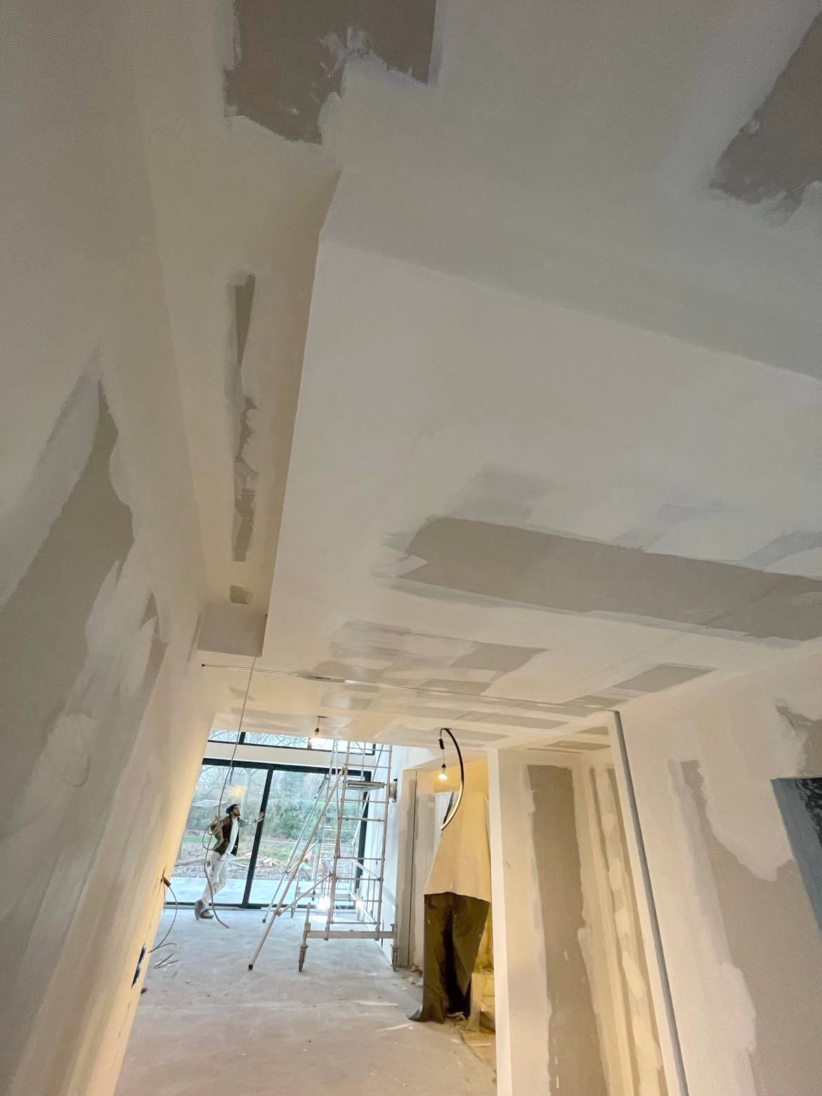 Entreprise pour l'isolation et la plâtrerie dans une construction neuve près de Strasbourg