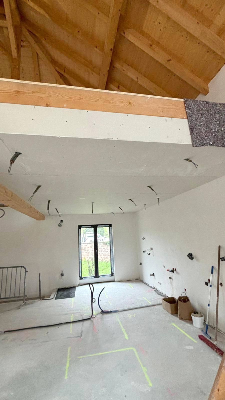 Faux Plafond en Construction Neuve à Brumath au Nord de Strasbourg