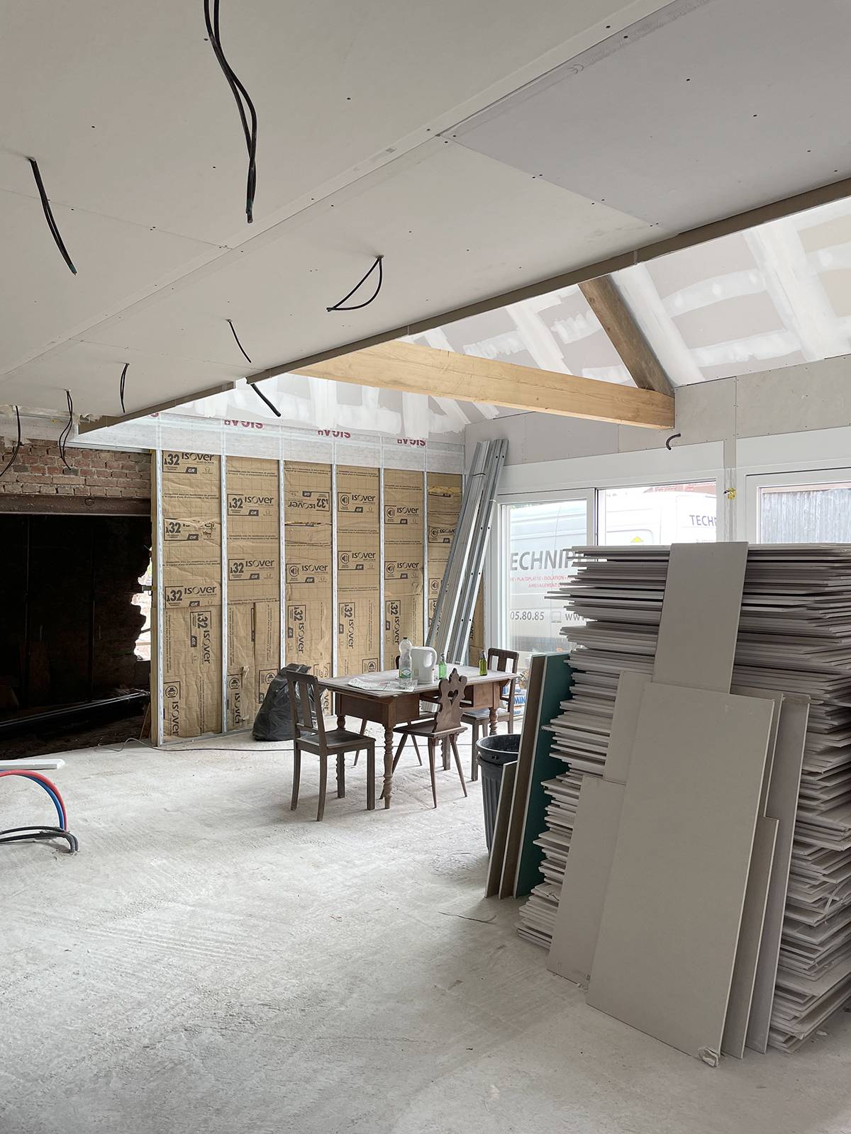 Isolation thermique des murs par l'intérieur à Wasselonne