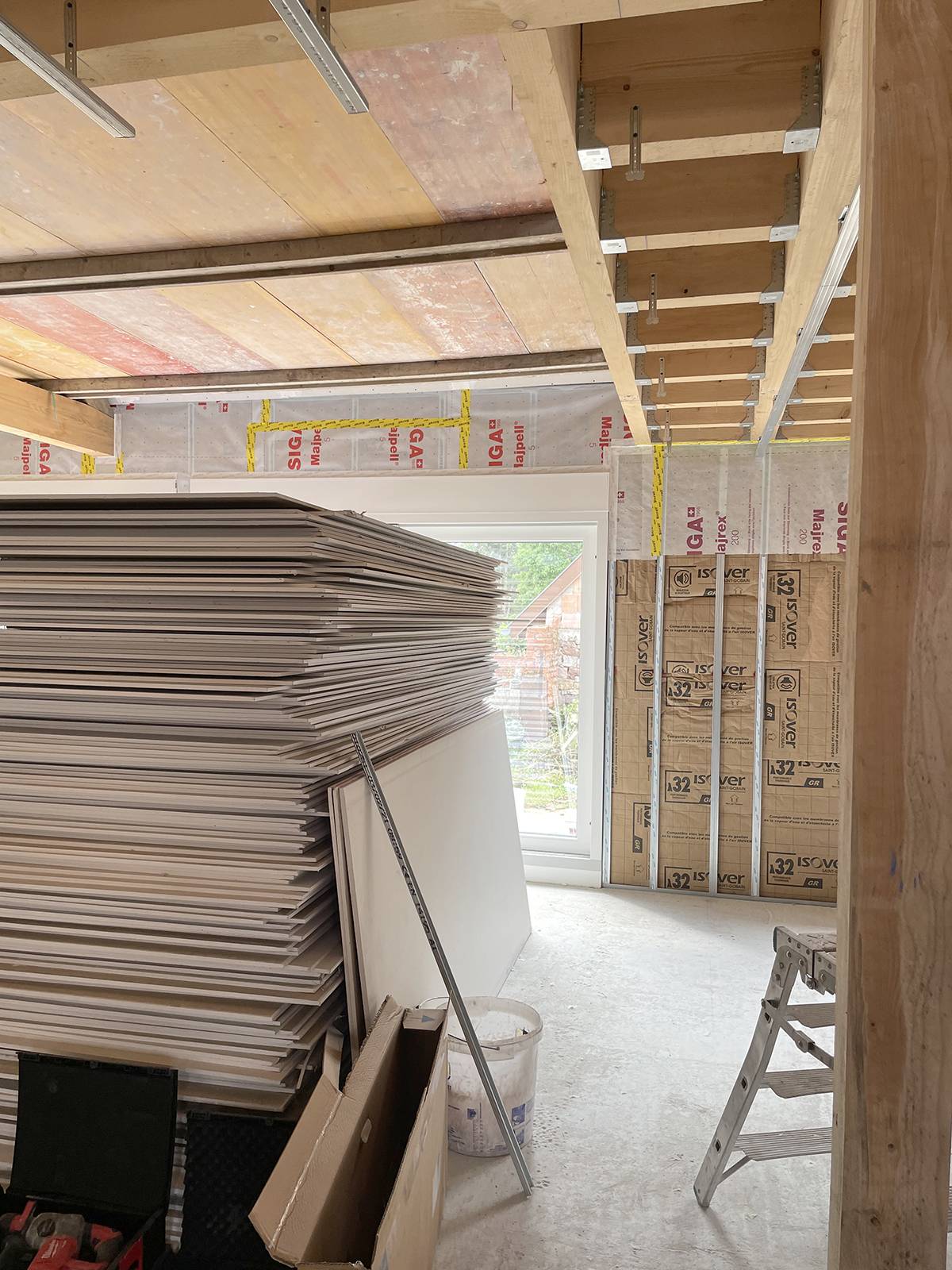 Isolation thermique des murs par l'intérieur à Wasselonne