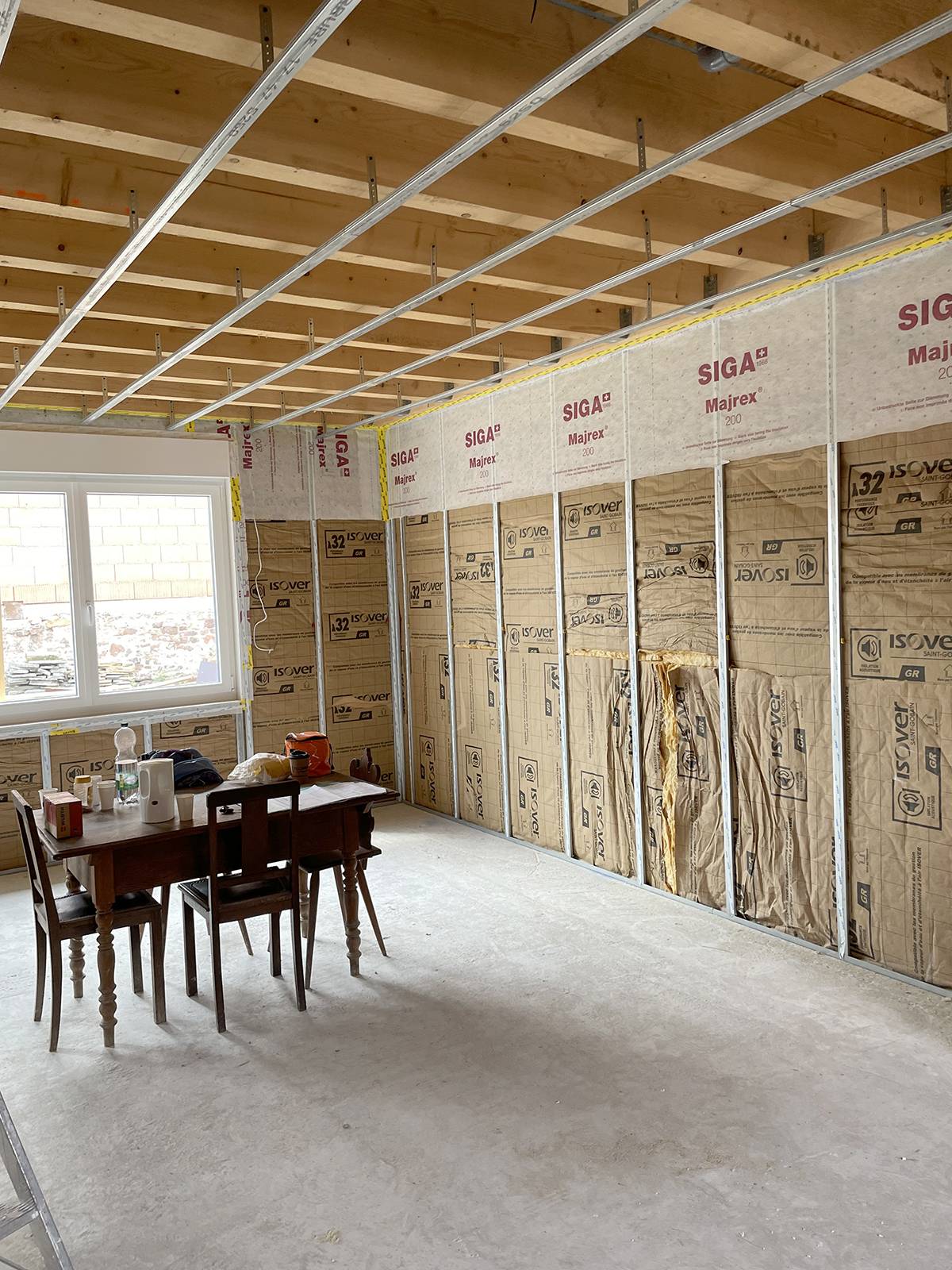 Isolation thermique des murs par l'intérieur à Wasselonne