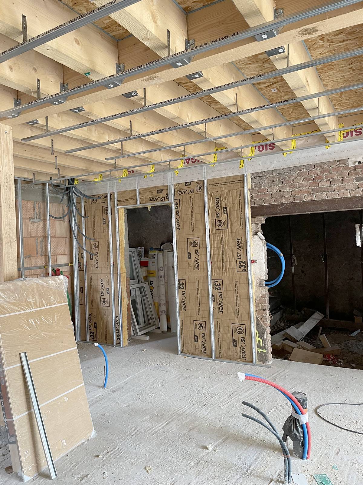 Isolation thermique des murs par l'intérieur à Wasselonne