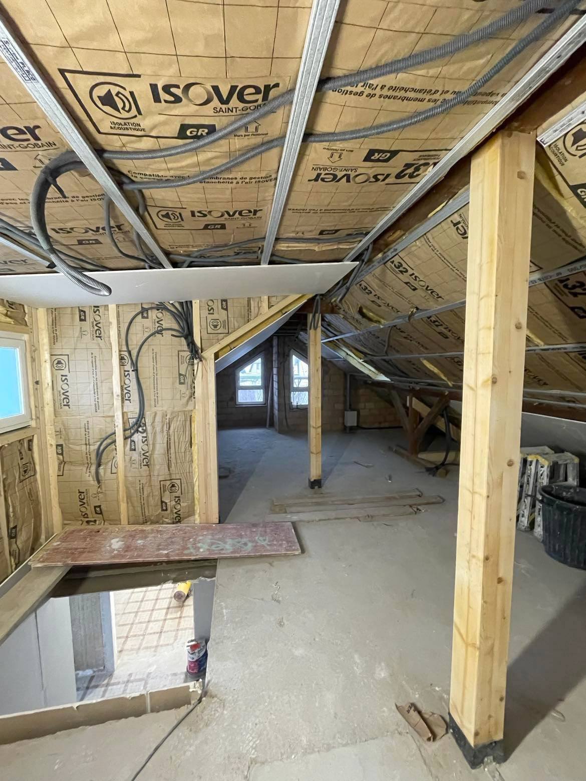 Isolation thermique et acoustique des combles à Mutzig