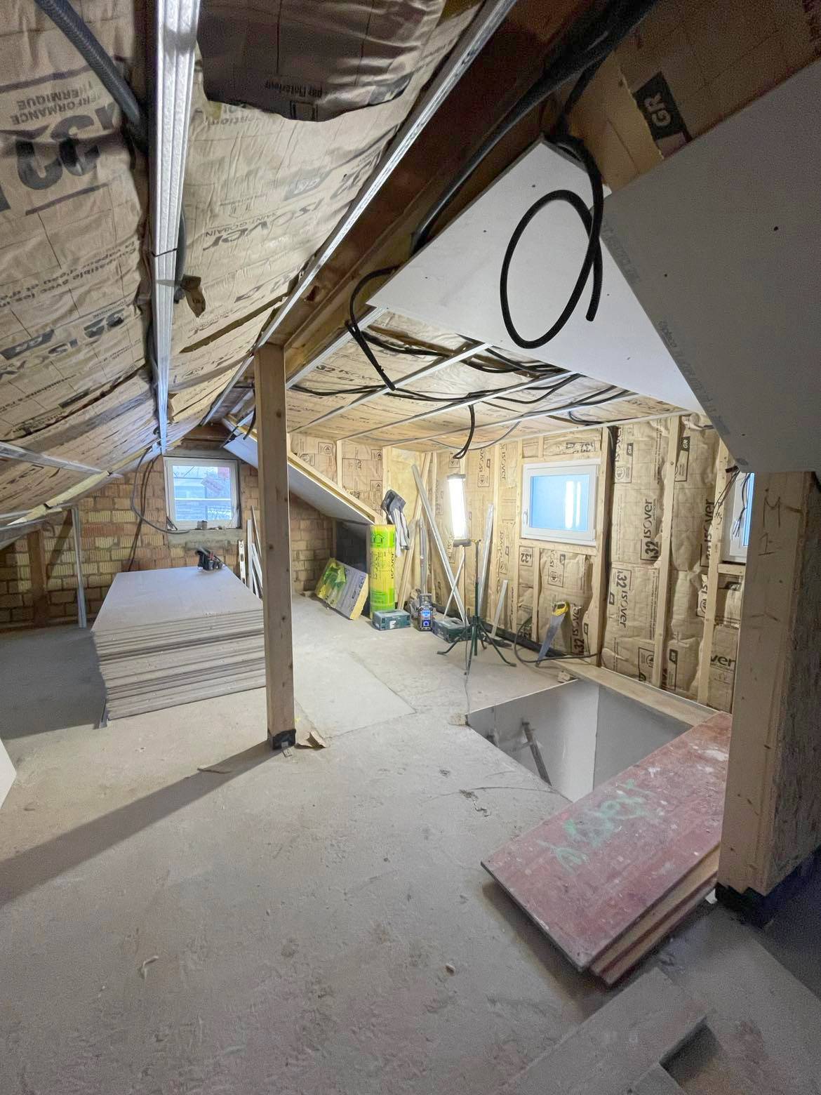 Isolation thermique et acoustique des combles à Mutzig