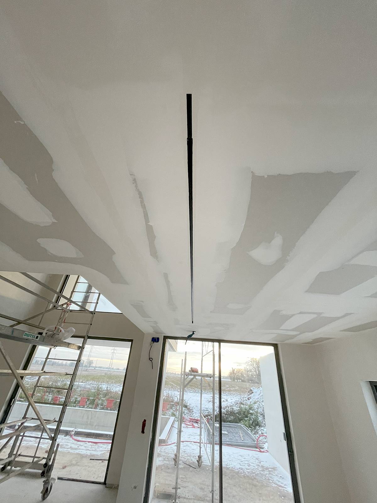 Plafonds décoratifs dans une maison à Mittelhausbergen près de Strasbourg