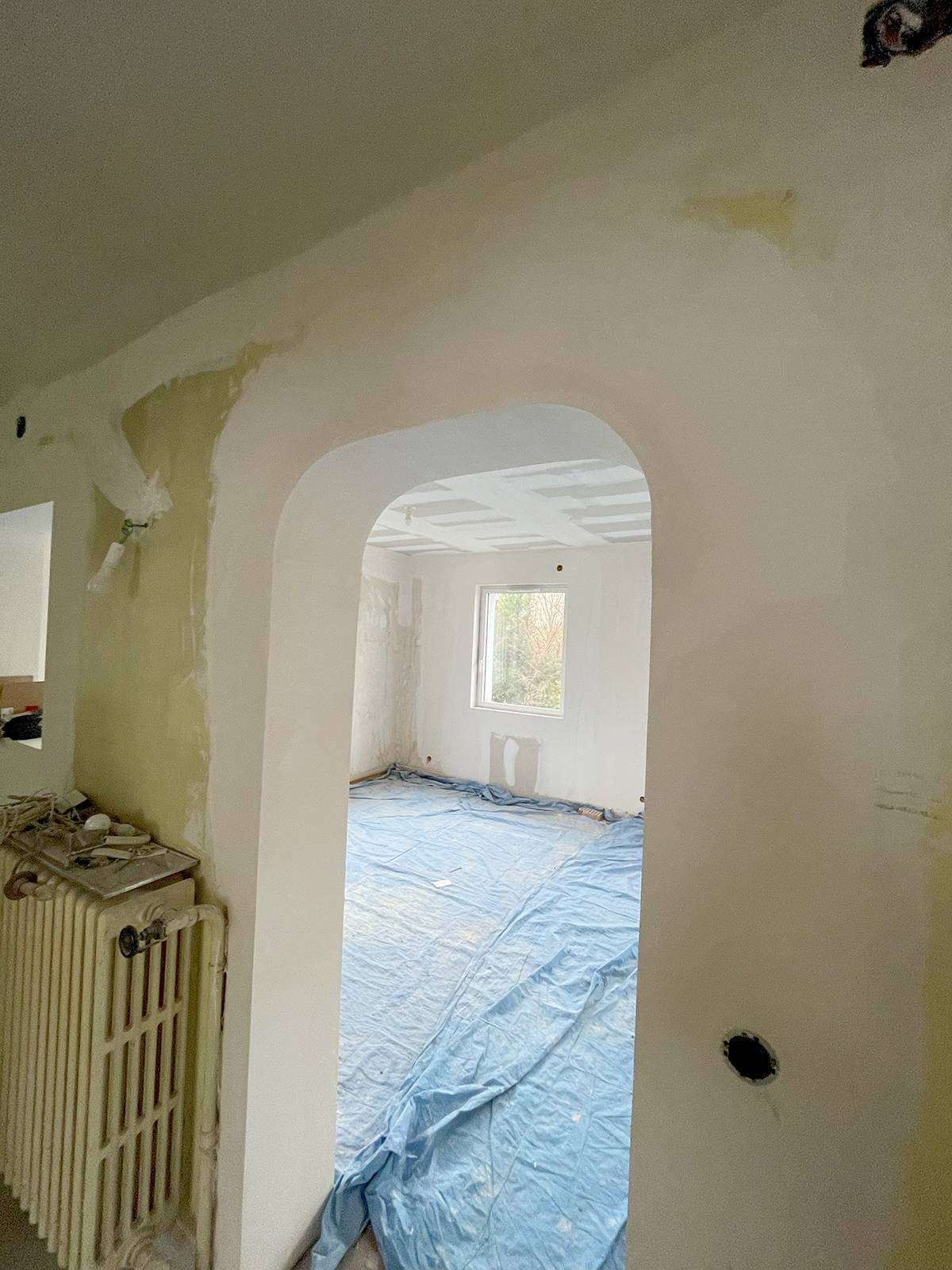 Plâtrerie et création d'arche et passe-plat près de Truchtersheim