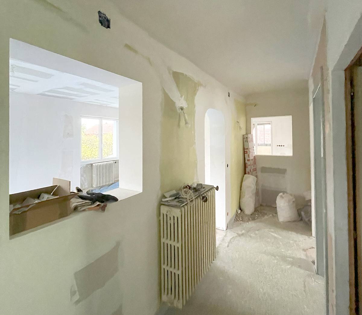 Plâtrerie et création d'arche et passe-plat près de Truchtersheim