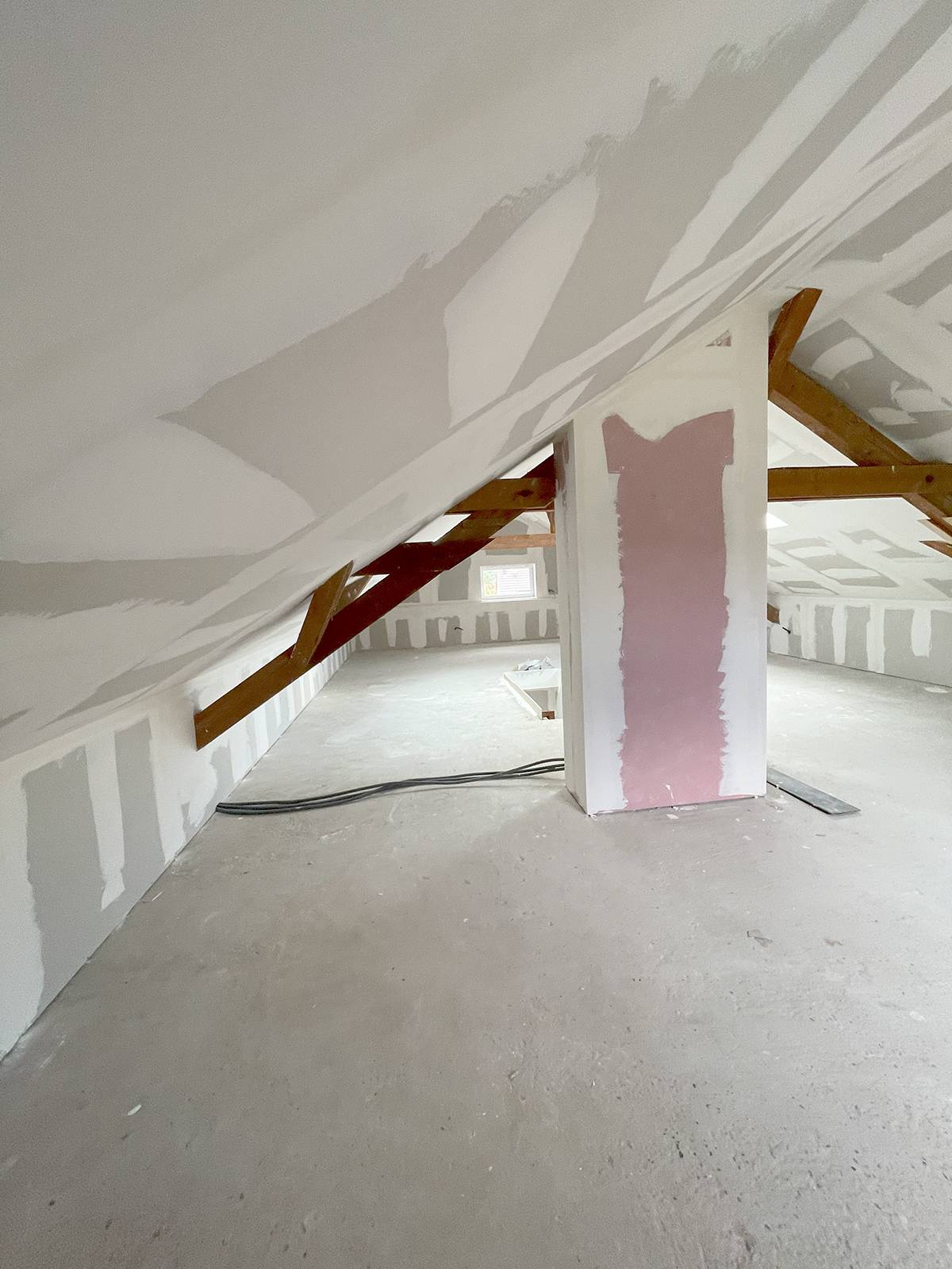 Isolation et plâtrerie des combles dans une maison à Vendenheim près de Strasbourg