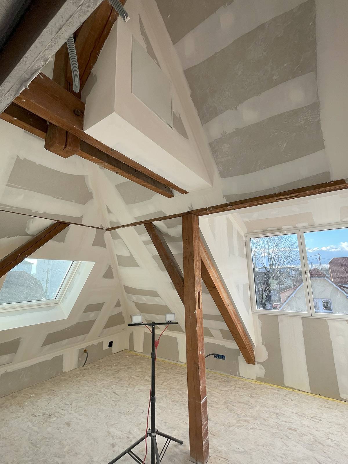 Isolation thermique de la toiture et aménagement de combles à Marmoutier près de Saverne