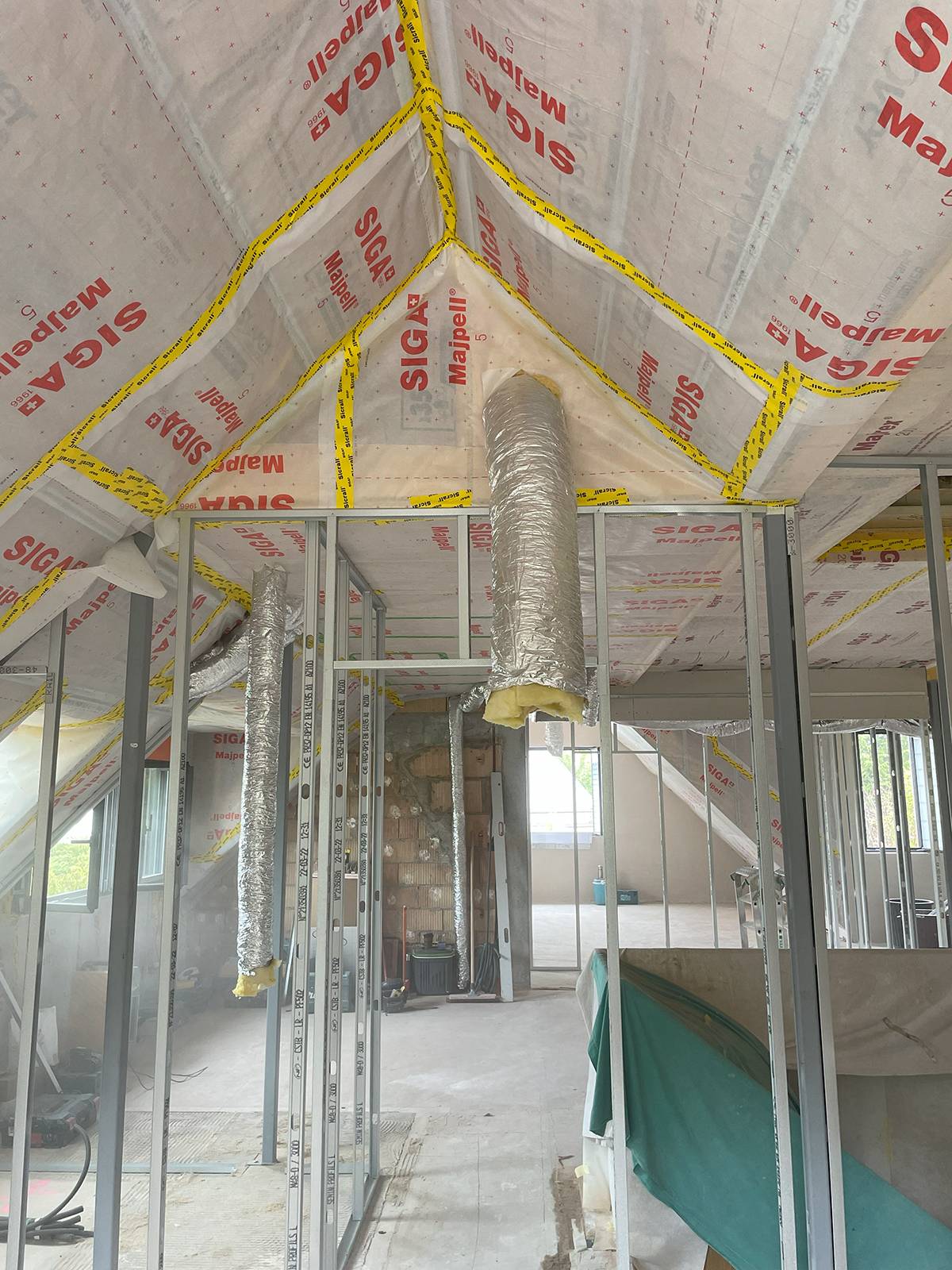 Isolation de la toiture d'une maison à La Wantzenau près de Strasbourg