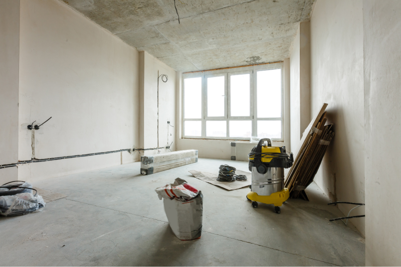 Isolation et plâtrerie d'une boutique en rénovation à Strasbourg