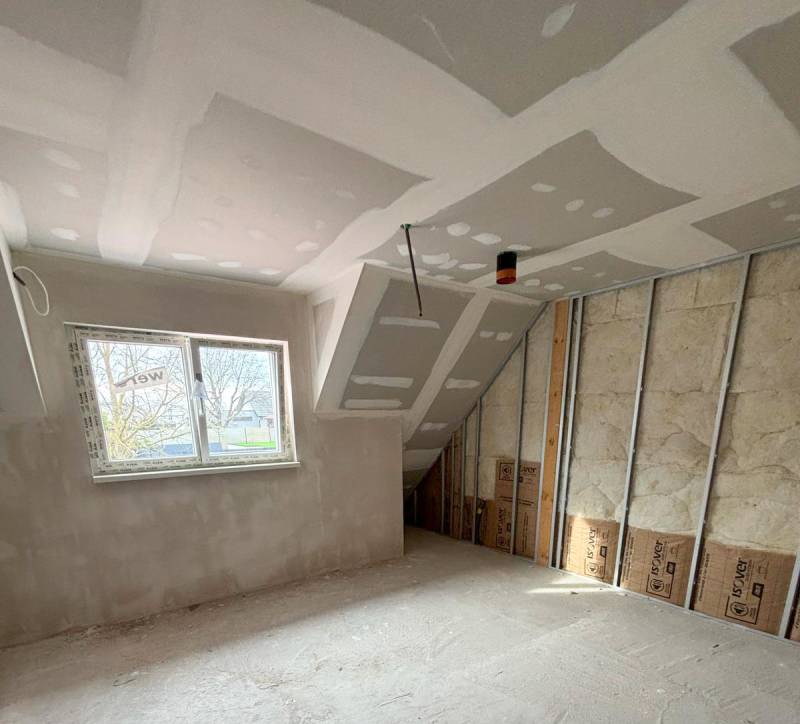 Isolation biosourcée pour la construction d'une maison près de Brumath au Nord de Strasbourg