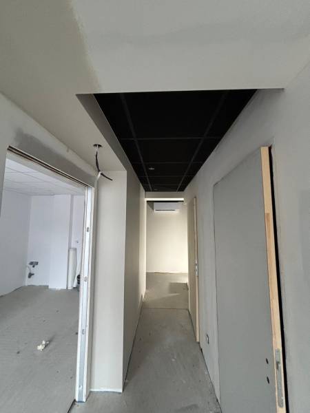 création cloison placo cabinet kiné