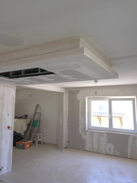 Réalisation d'un faux plafond décoratif à Marmoutier proche de Strasbourg