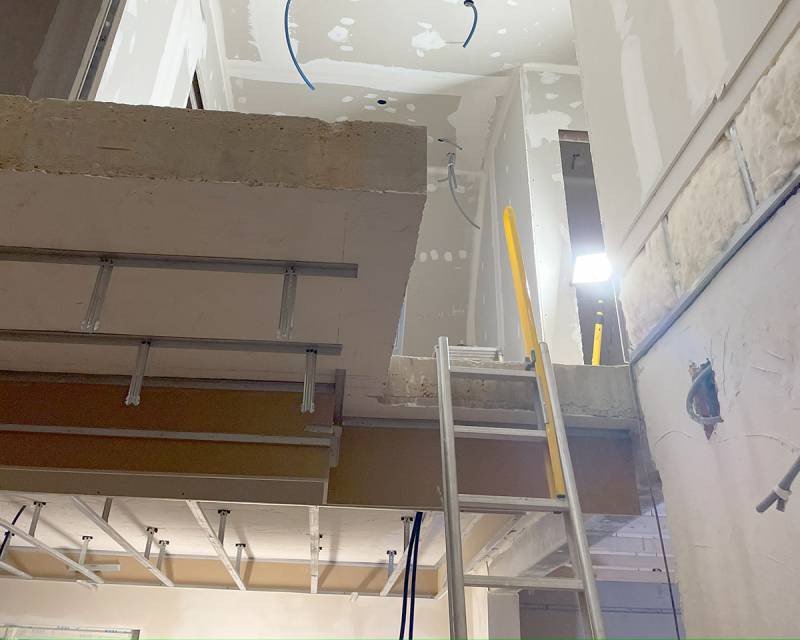 Installation de faux plafond par un artisan plâtrier près de Wasselonne